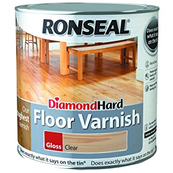 Ronseal Diamond Hard Floor Varnish Clear Gloss