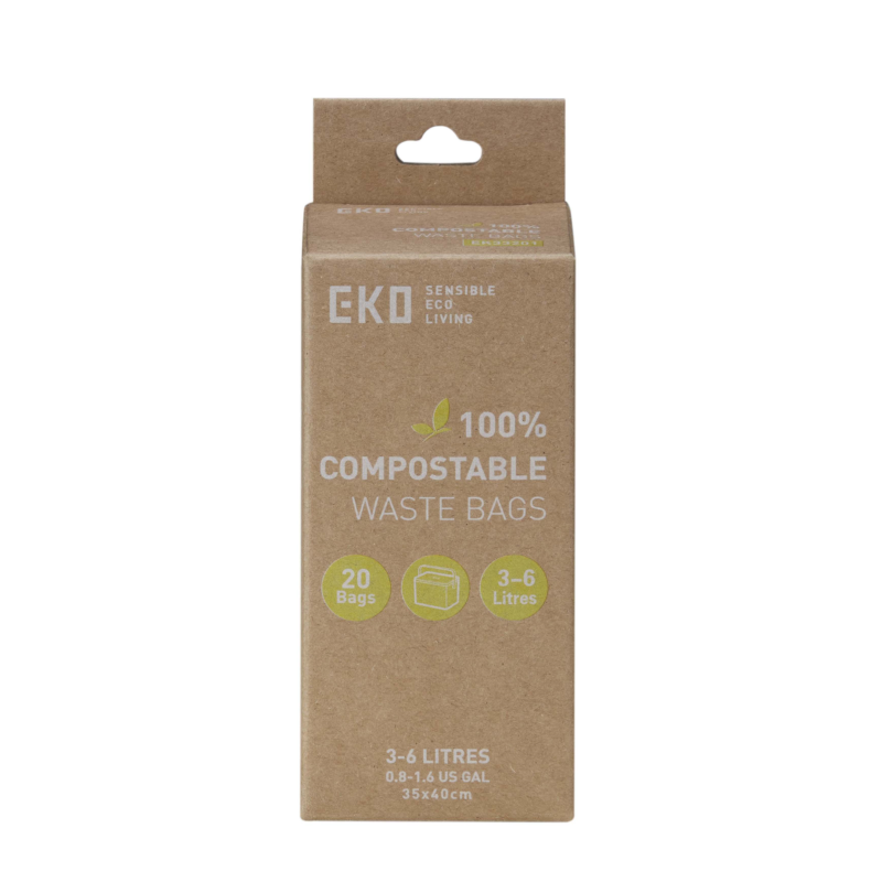 EKO Compostable Waste Bags 3-6L 20pce