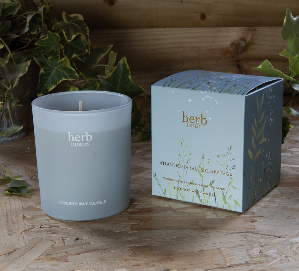 Herb Candle Atlantic Seasalt