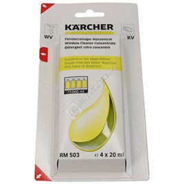 Karcher 4x20ml Window Cleaning Agent