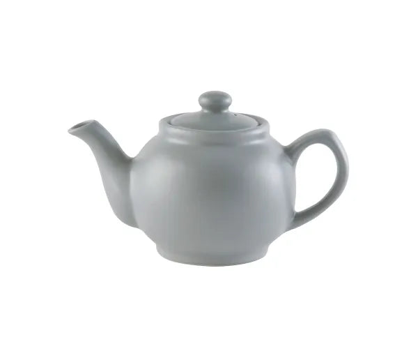Matt Navy Grey 6 Cup Teapot