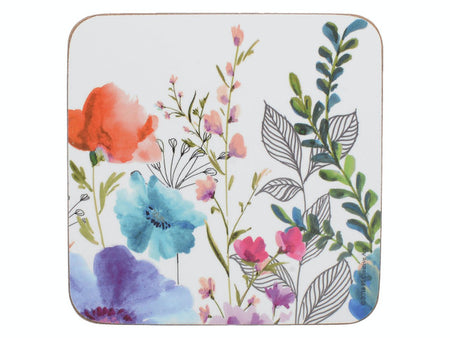 Creative Tops Meadow Floral Premium Coasters 6pk
