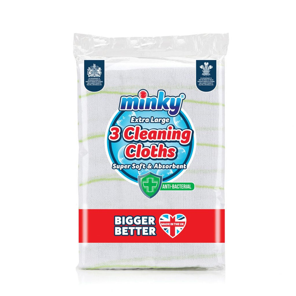 Minky 3 Cleaning Cloths