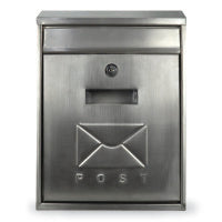 Manor Contemporary Stainless Steel Post Box