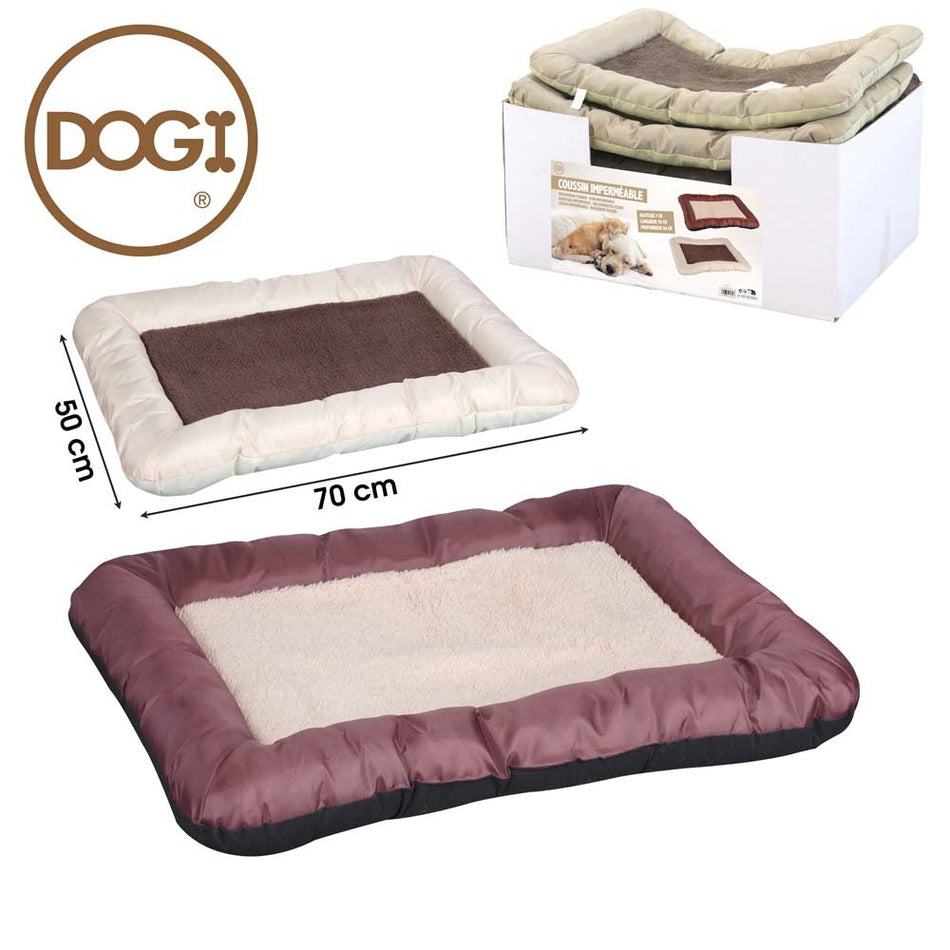 Soft Fleece Waterproof Pet Bed 70x50cm