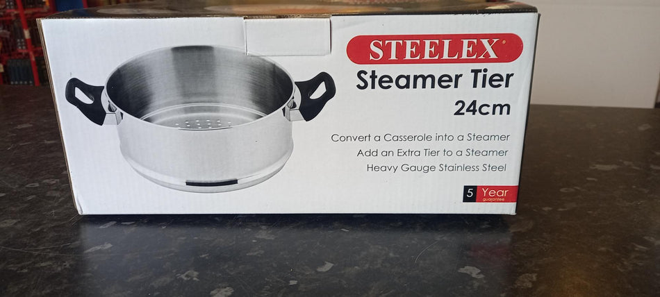Steelex 24cm Steamer
