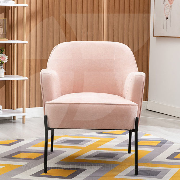 Susana Accent Chair Powder Pink