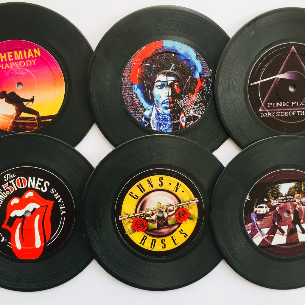 Vinyl Rock Coasters | 17651A